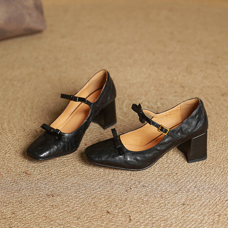 Emar Genuine Leather Heels
