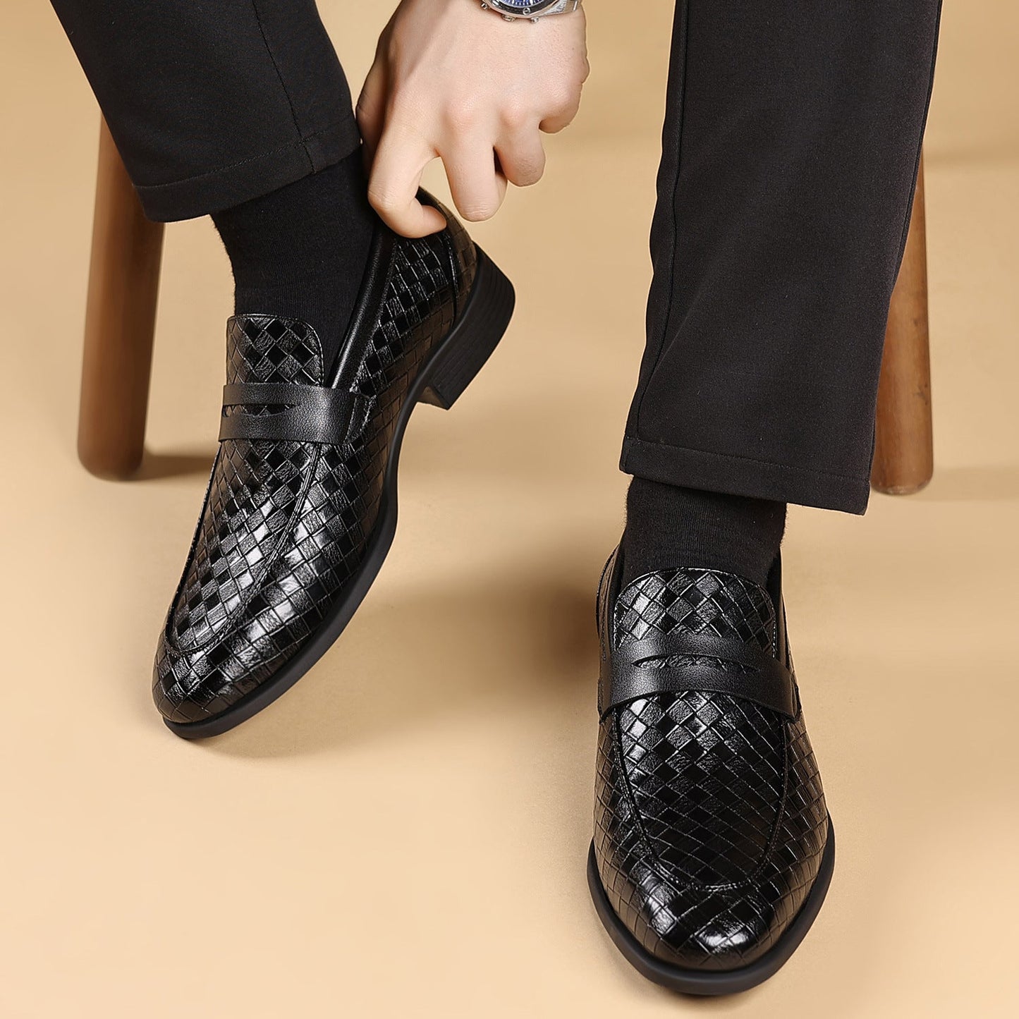 Emron Leather Loafers