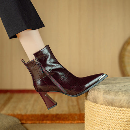 Zyina Genuine Leather Boots