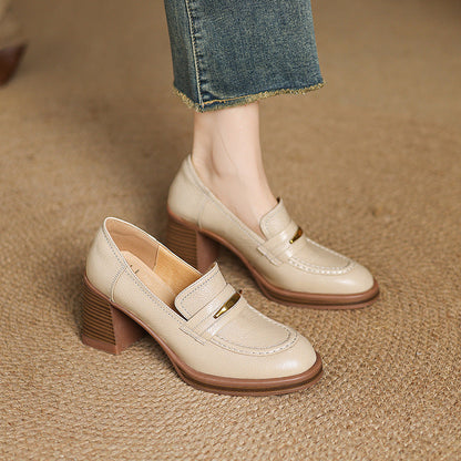 Lizzy Genuine Leather Heels