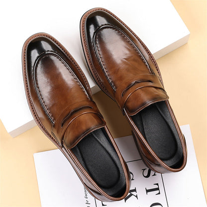 Bensor Genuine Leather Loafers