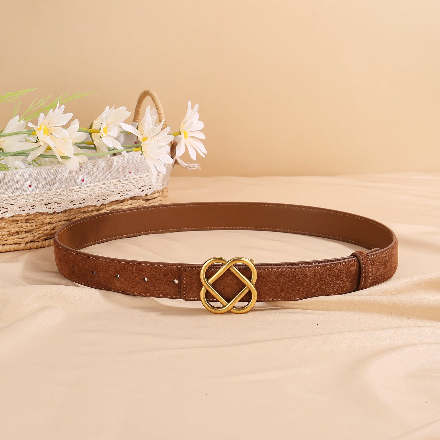 Taslia Genuine Leather Belt