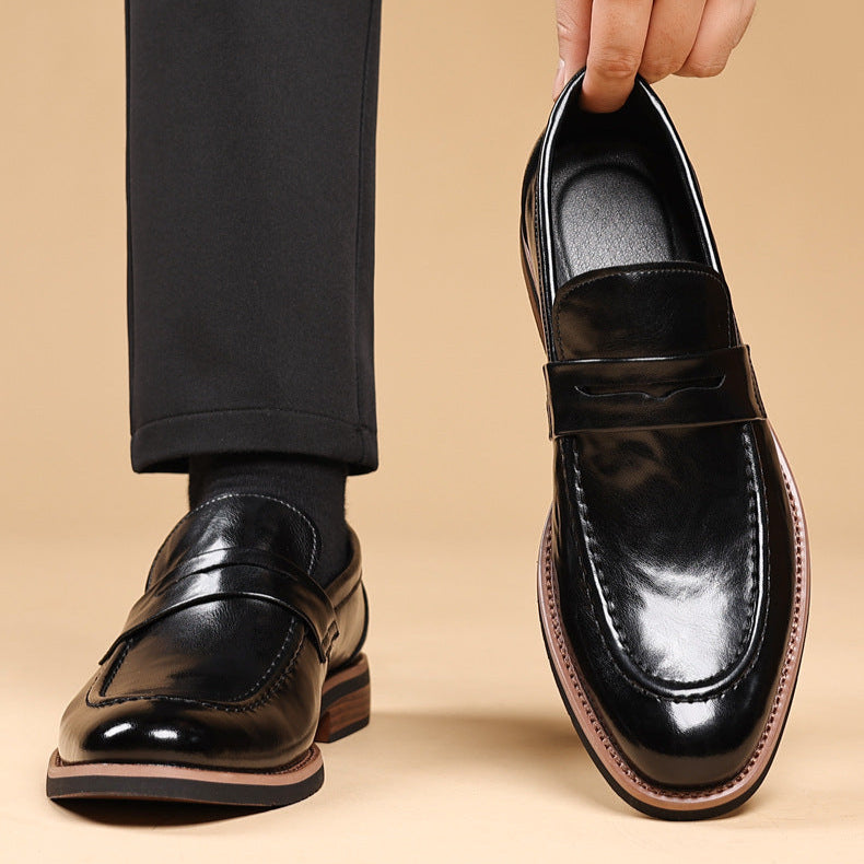 Bensor Genuine Leather Loafers