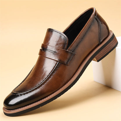Bensor Genuine Leather Loafers