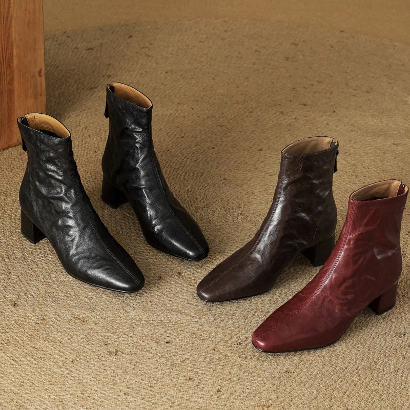 Riona Genuine Leather Boots