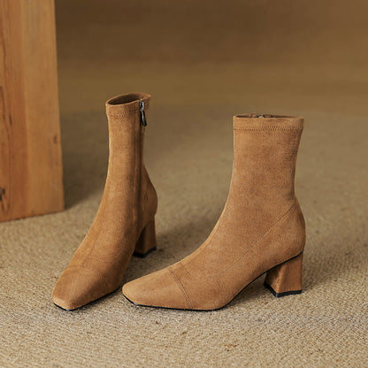 Paula Genuine Suede Boots