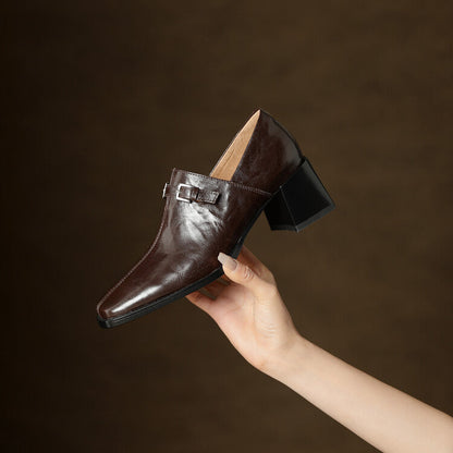 Aeri Genuine Leather Heels