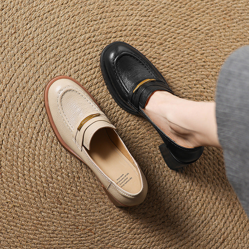 Lizzy Genuine Leather Heels