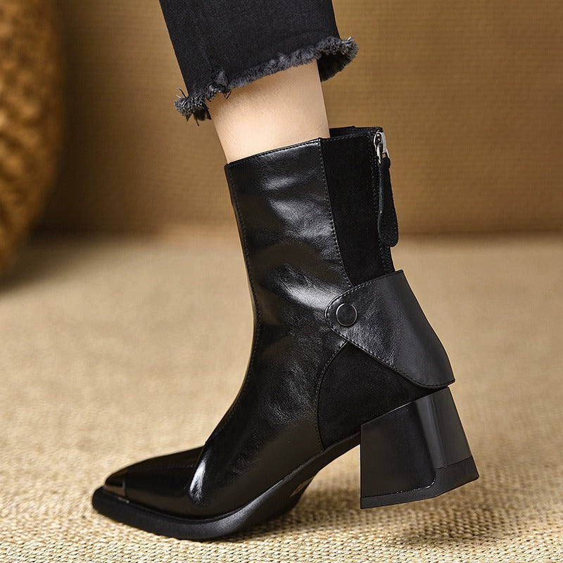 Hallie Leather Boots