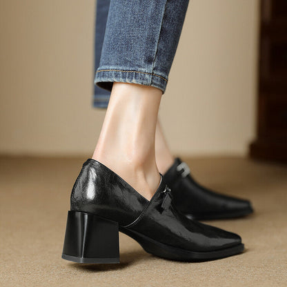 Aeri Genuine Leather Heels