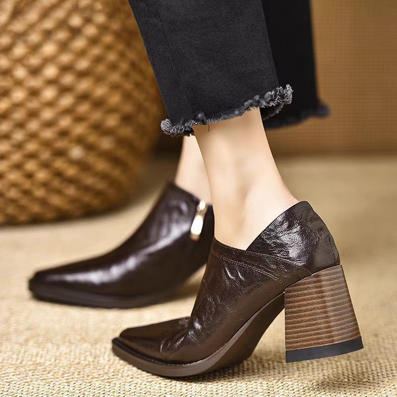 Carina Leather Heel
