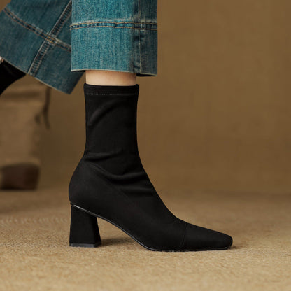 Paula Genuine Suede Boots