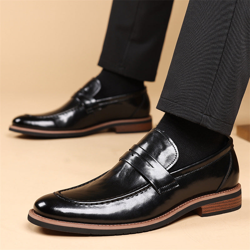 Bensor Genuine Leather Loafers