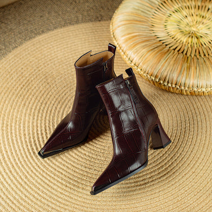 Zyina Genuine Leather Boots