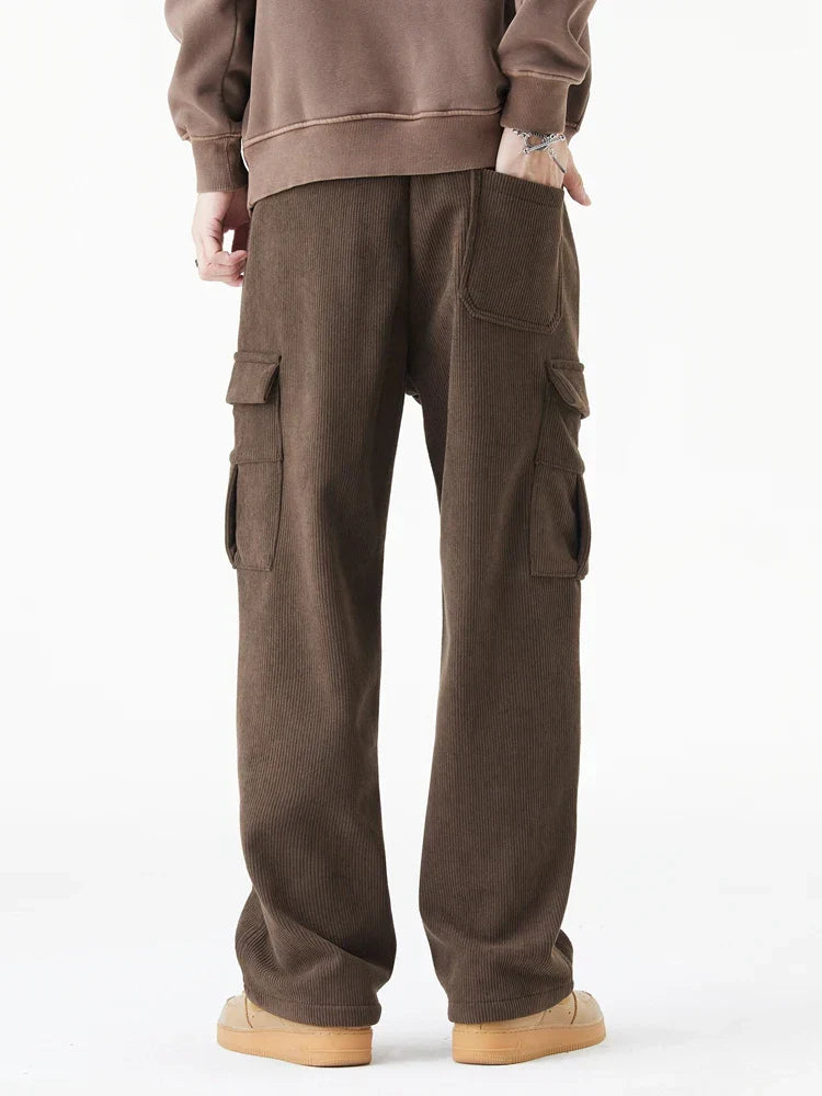 Corduroy Fleece-Lined Pants