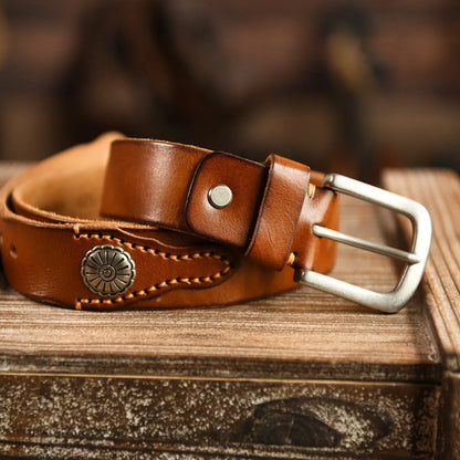 Zack Genuine Leather Belt