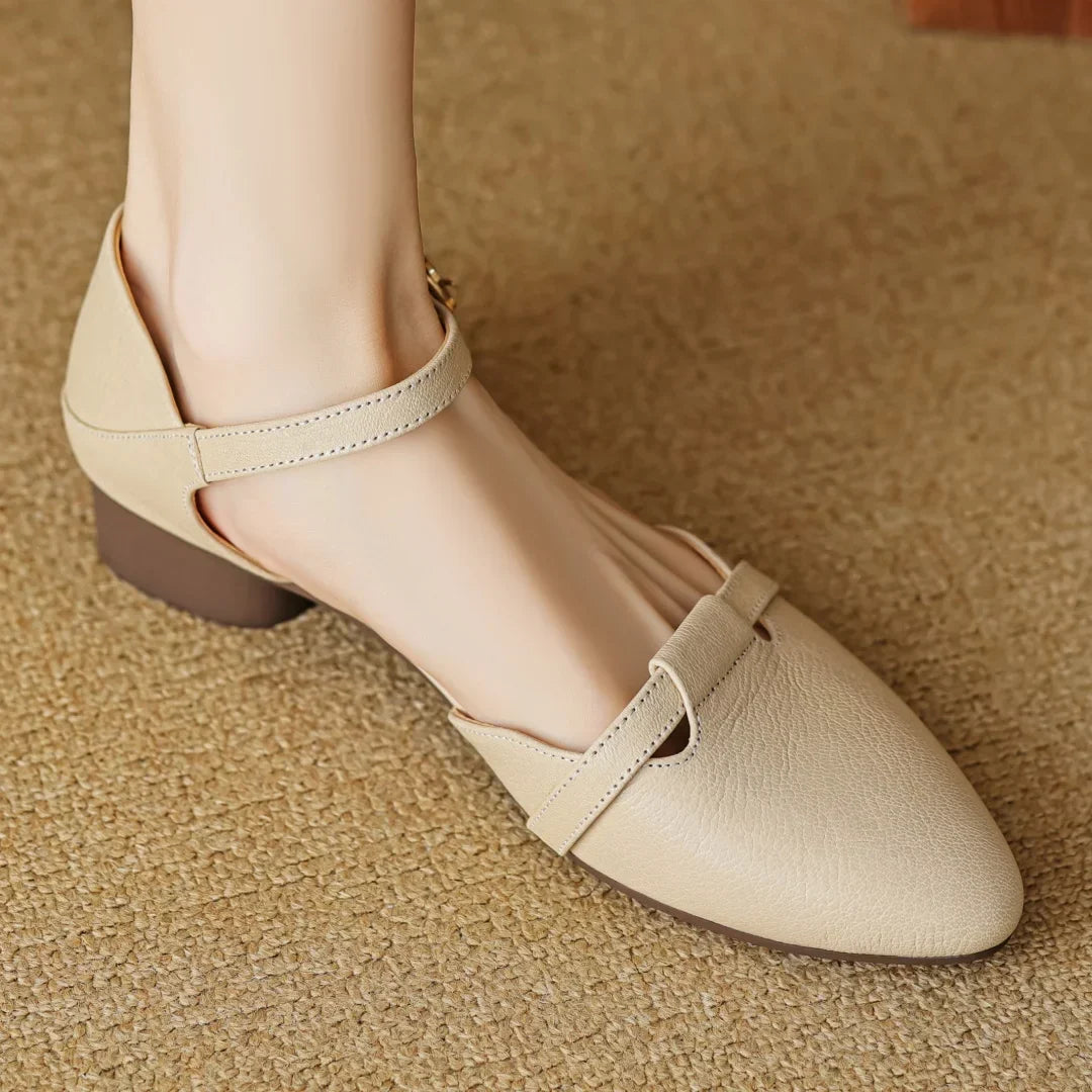 Laney Genuine Leather Heels