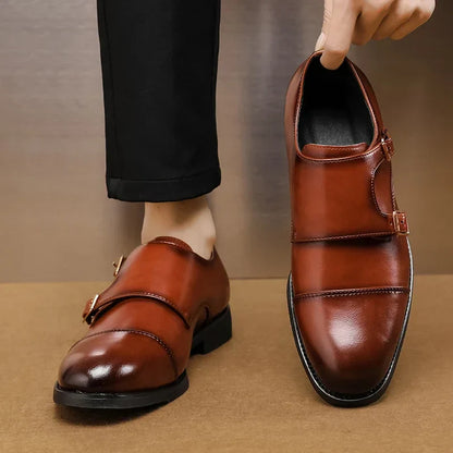 Grandeur Monk Strap Shoes