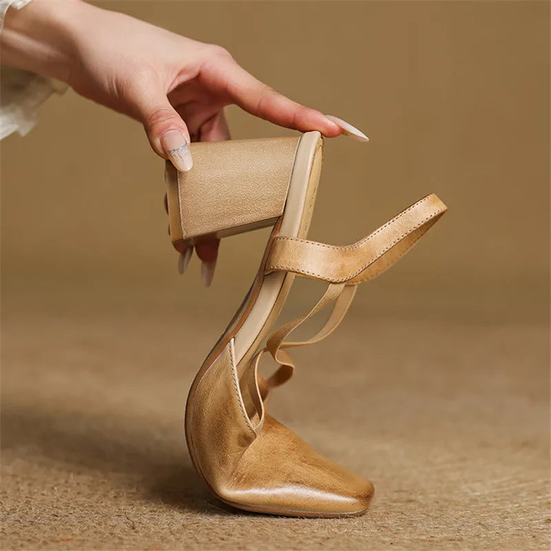 Petra Genuine Leather Heels