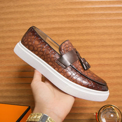 Tevan Leather Loafers