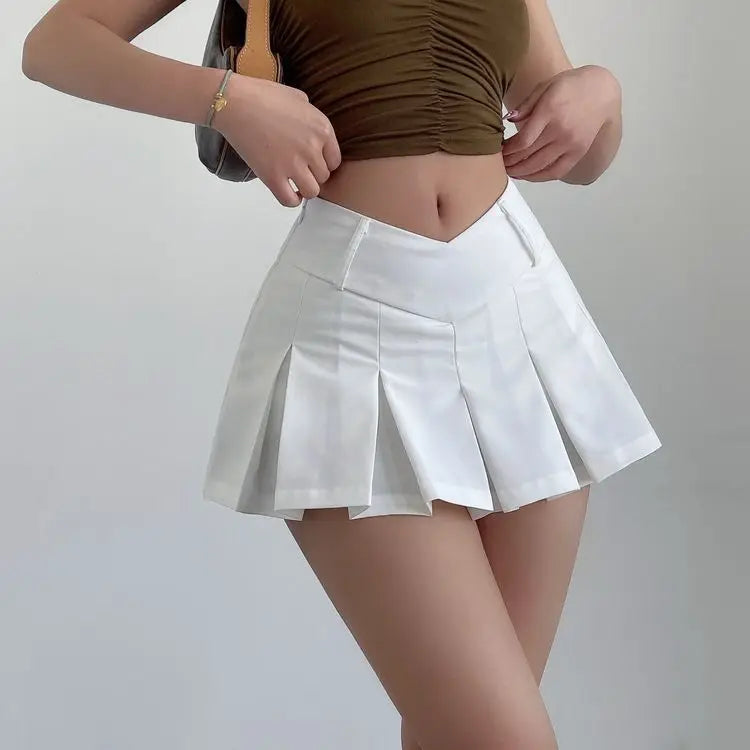 "DESTI Series" V Cut Mini Skirt