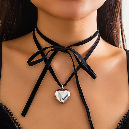 Velvet Heart Necklace
