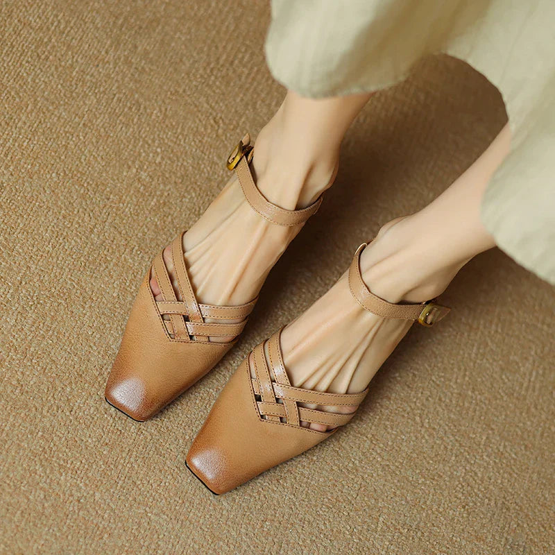 Marisol Genuine Leather Heels