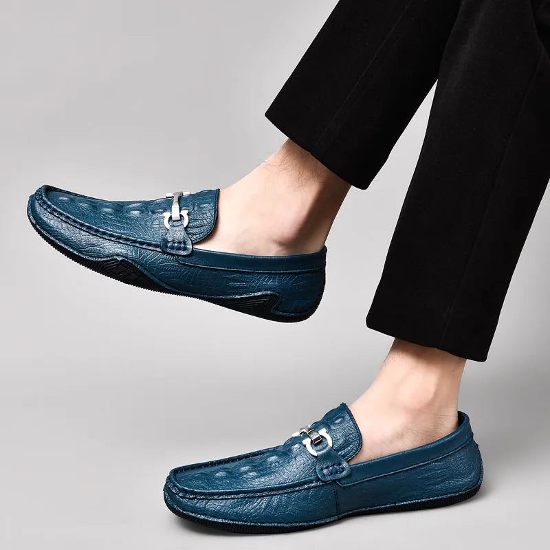 Reptor Genuine Leather Loafers