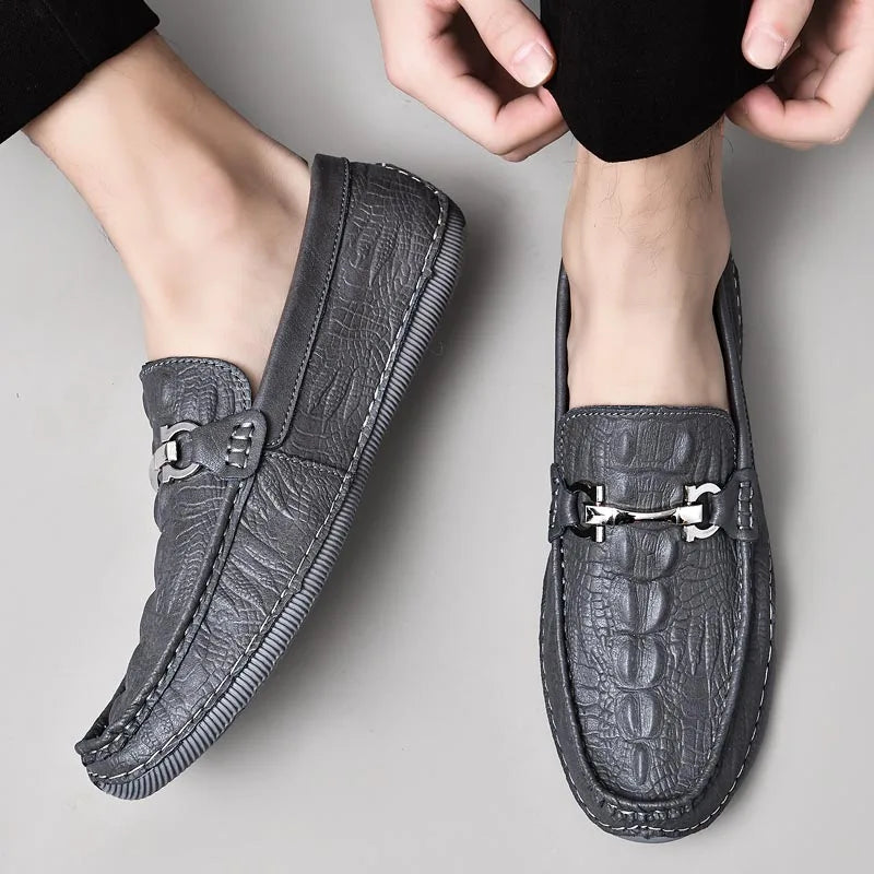Reptor Genuine Leather Loafers