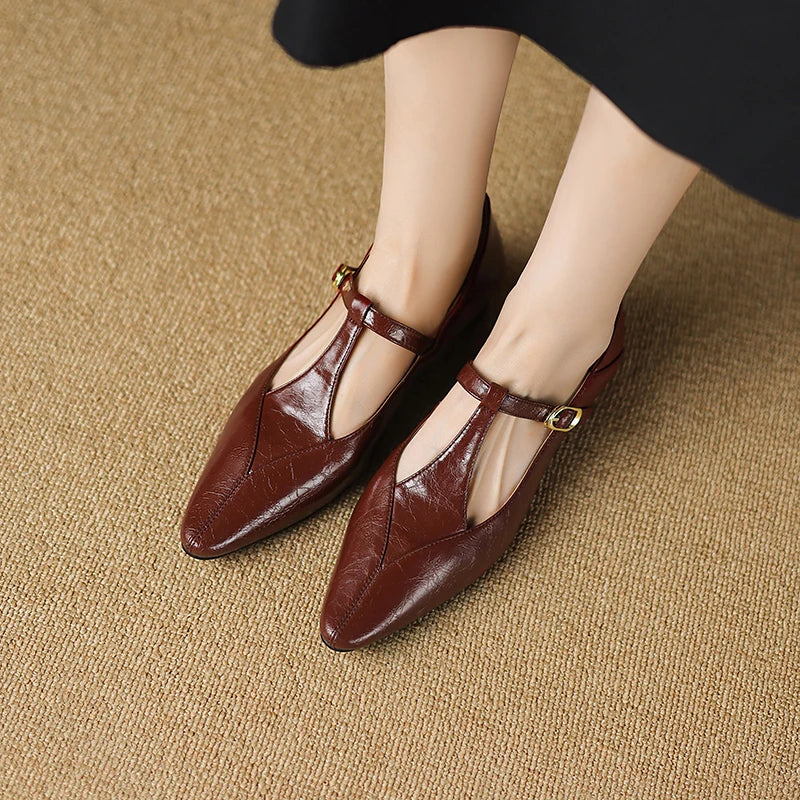 Biana Genuine Leather Heels