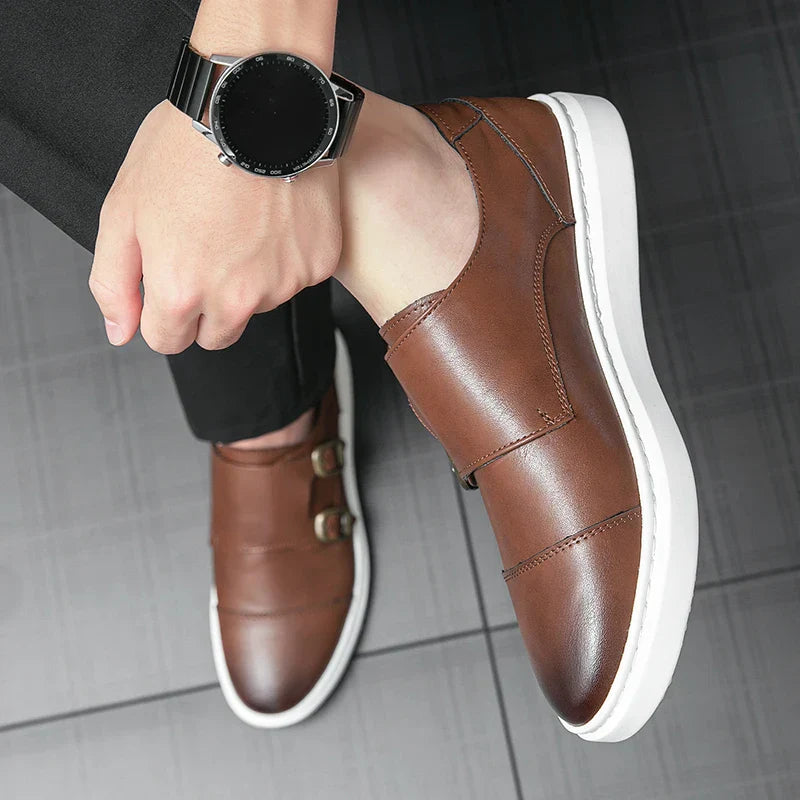 Zyden Genuine Leather Loafers