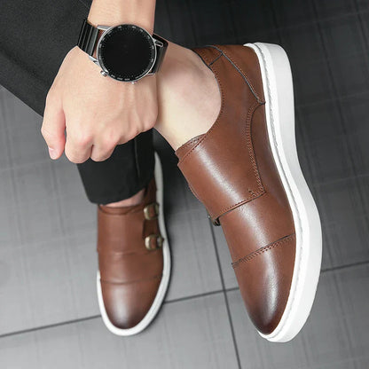 Zyden Genuine Leather Loafers