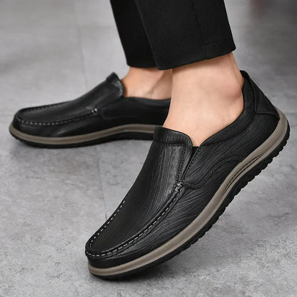 Trego Genuine Leather Loafers