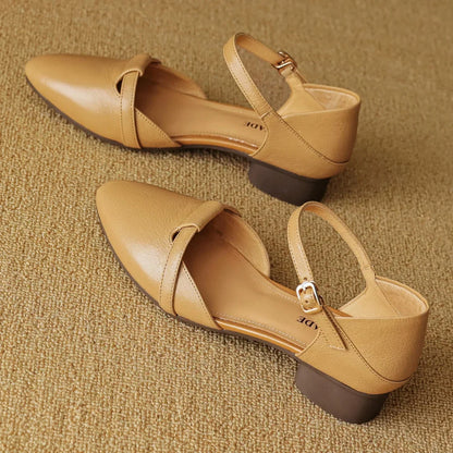 Laney Genuine Leather Heels