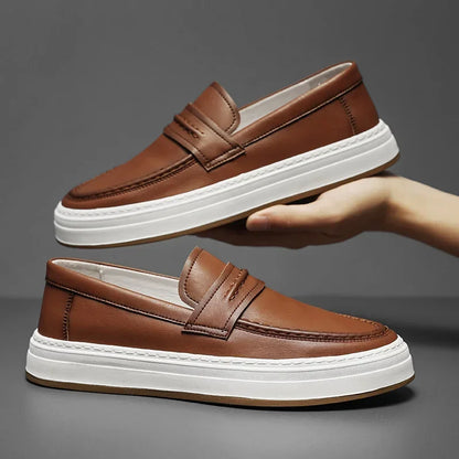 Moico Genuine Leather Loafers