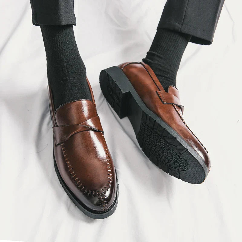Teviot Genuine Leather Loafers
