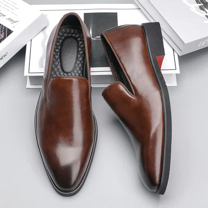 Tavian Genuine Leather Loafers