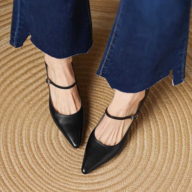 Samara Genuine Leather Heels