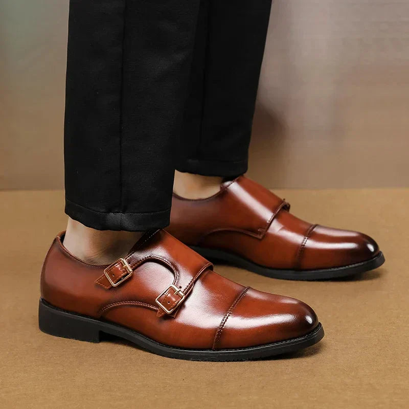 Grandeur Monk Strap Shoes