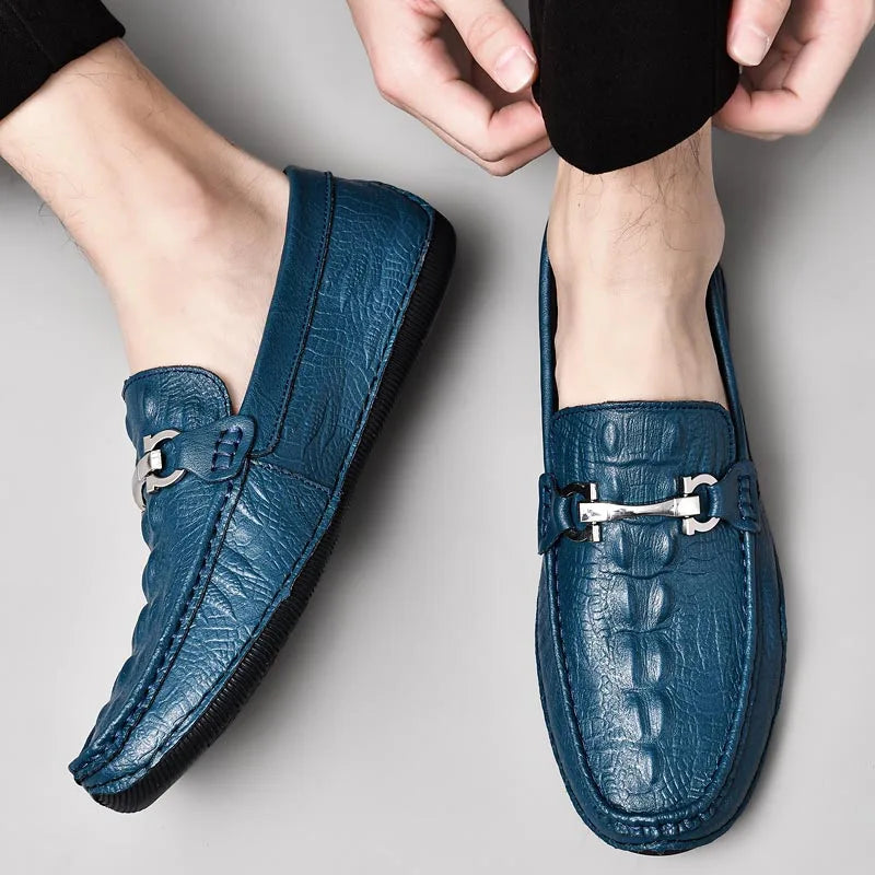Reptor Genuine Leather Loafers