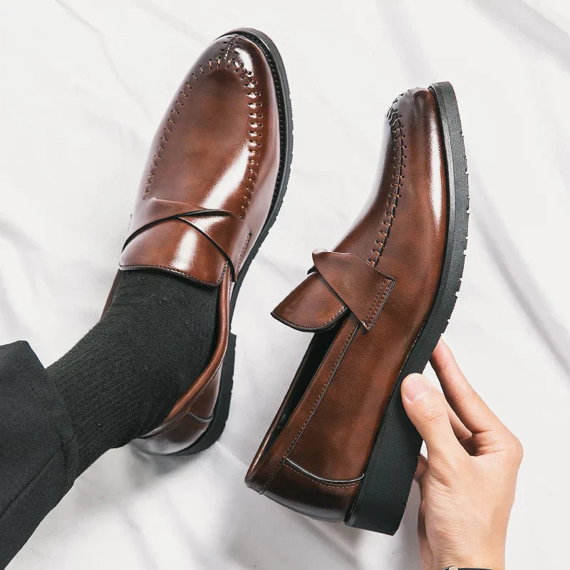 Teviot Genuine Leather Loafers