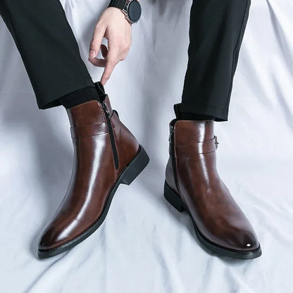 Marco Genuine Leather Chelsea Boots