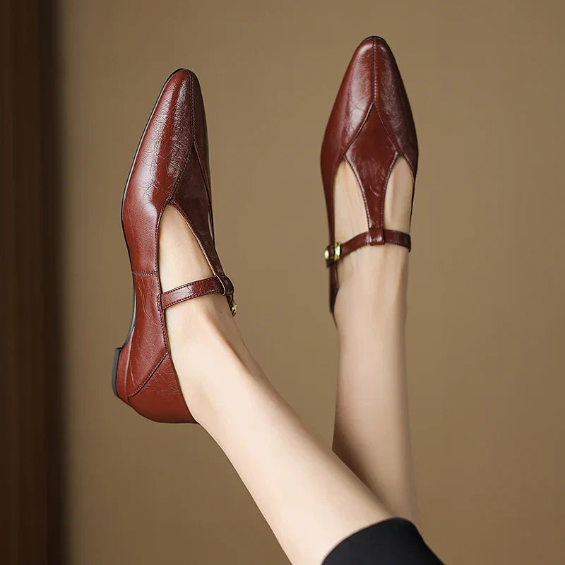 Biana Genuine Leather Heels