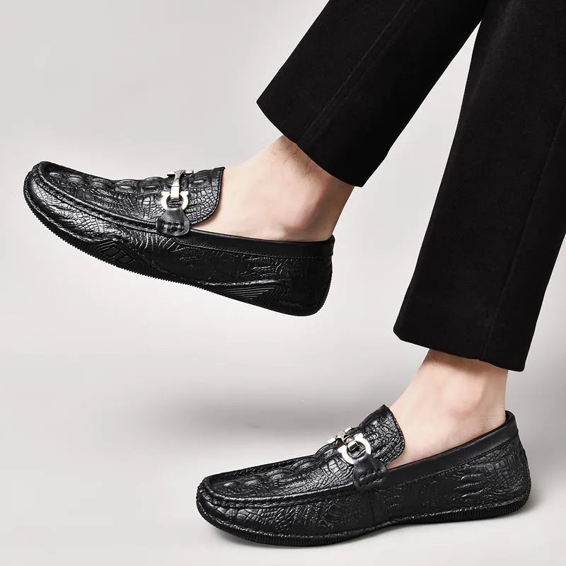 Reptor Genuine Leather Loafers