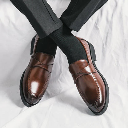 Teviot Genuine Leather Loafers