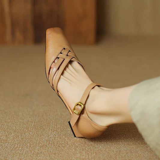 Marisol Genuine Leather Heels