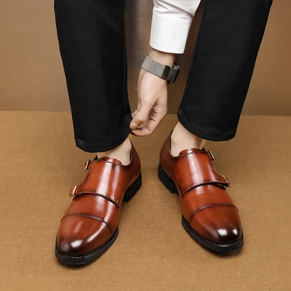 Grandeur Monk Strap Shoes