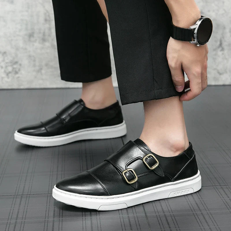 Zyden Genuine Leather Loafers