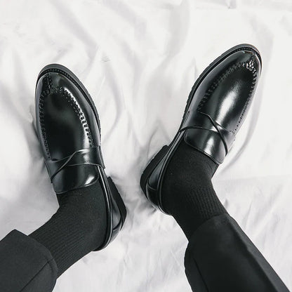 Teviot Genuine Leather Loafers