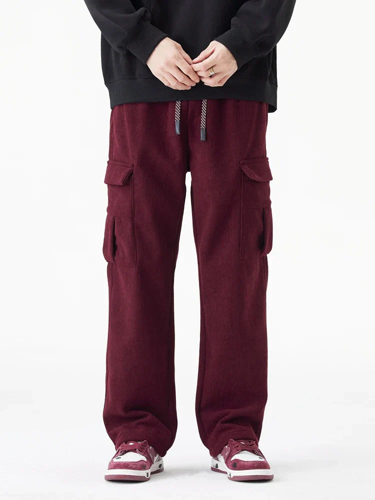 Corduroy Fleece-Lined Pants